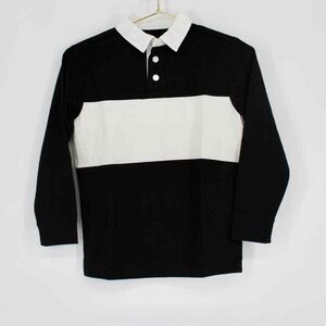 NWT Kids Black and White Polo Shirt